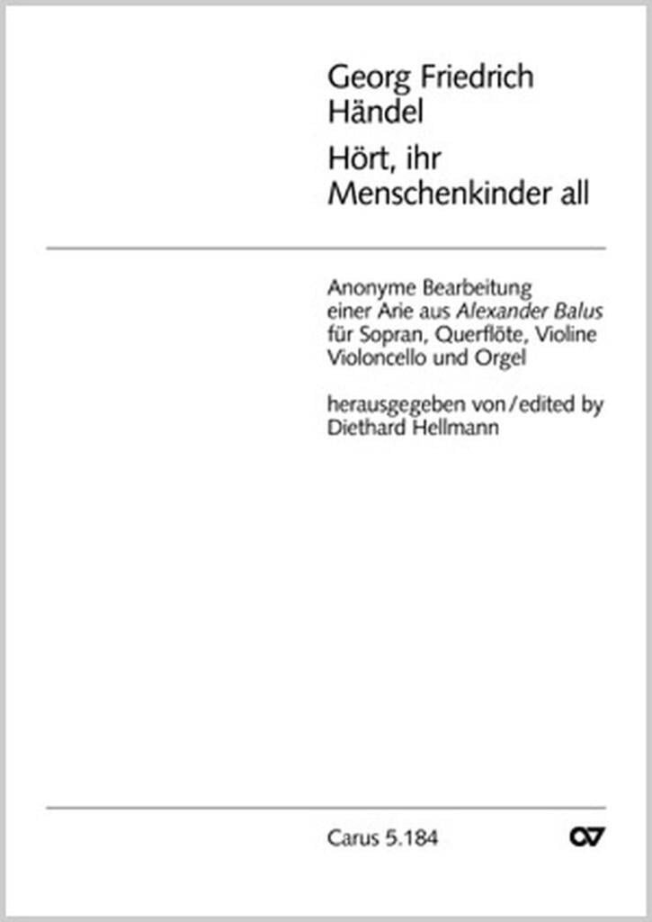 Hört ihr Menschenkinder all